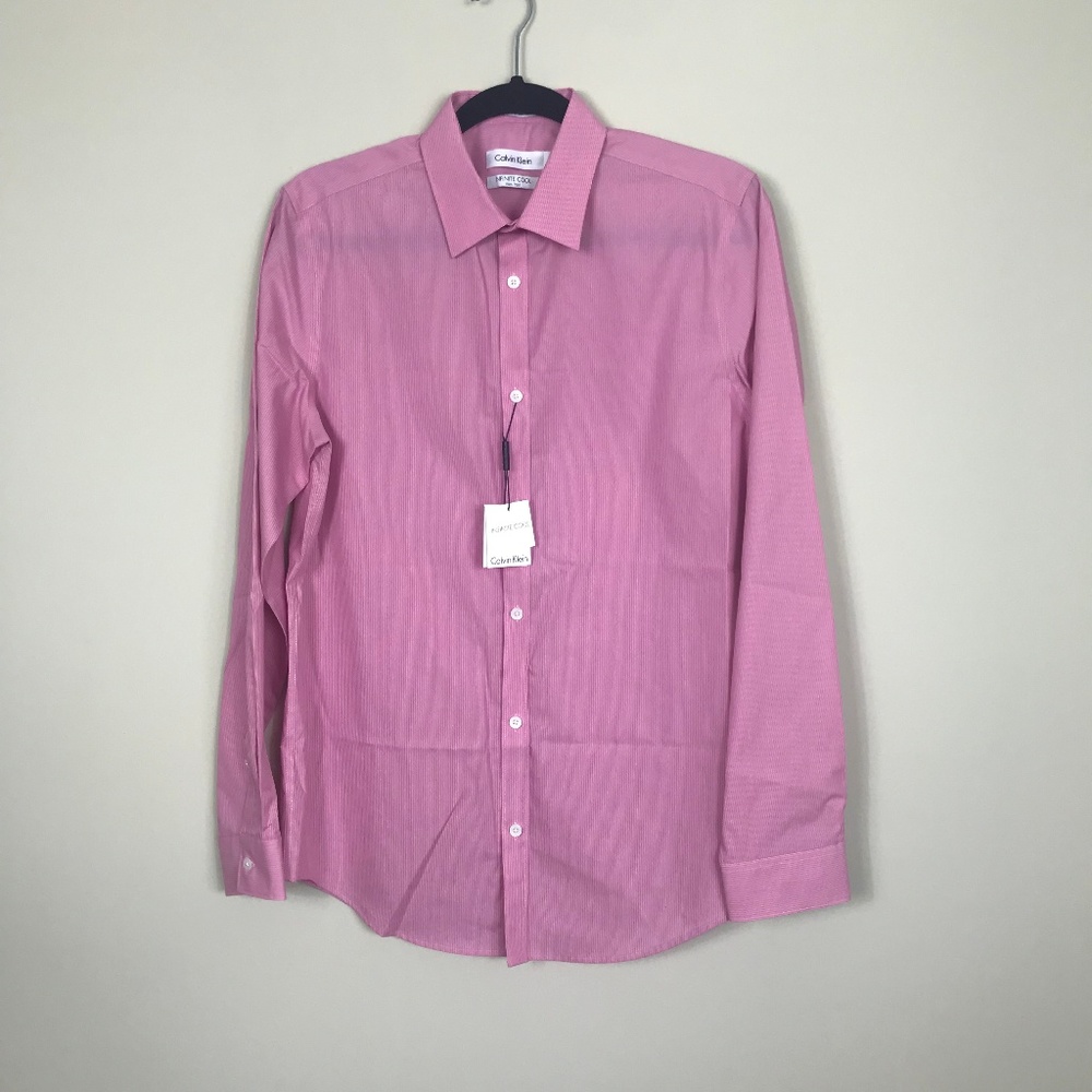 ✨Calvin Klein Infinite Cool  Long Sleeve Button Up